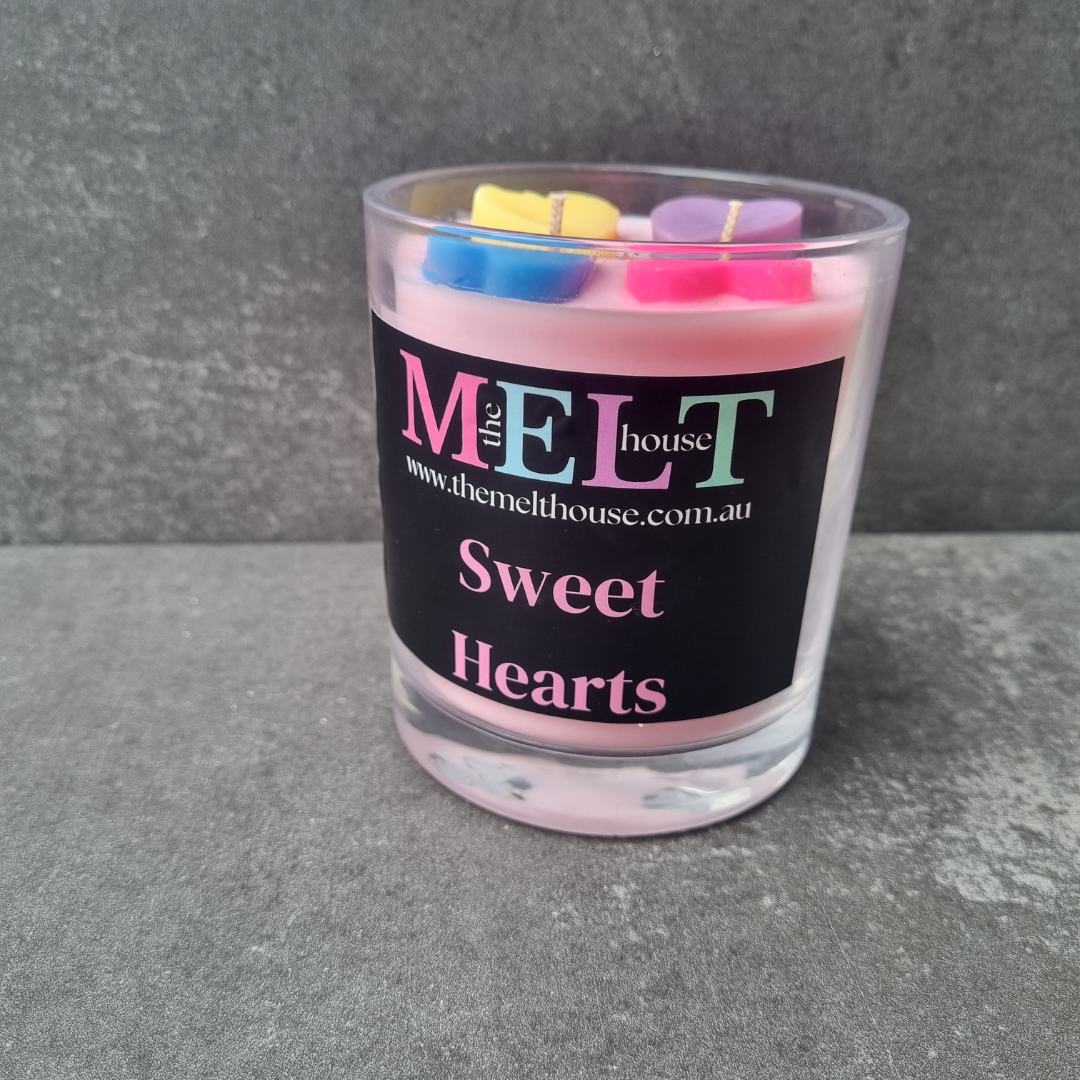 Sweet Hearts Love Candle Jar 