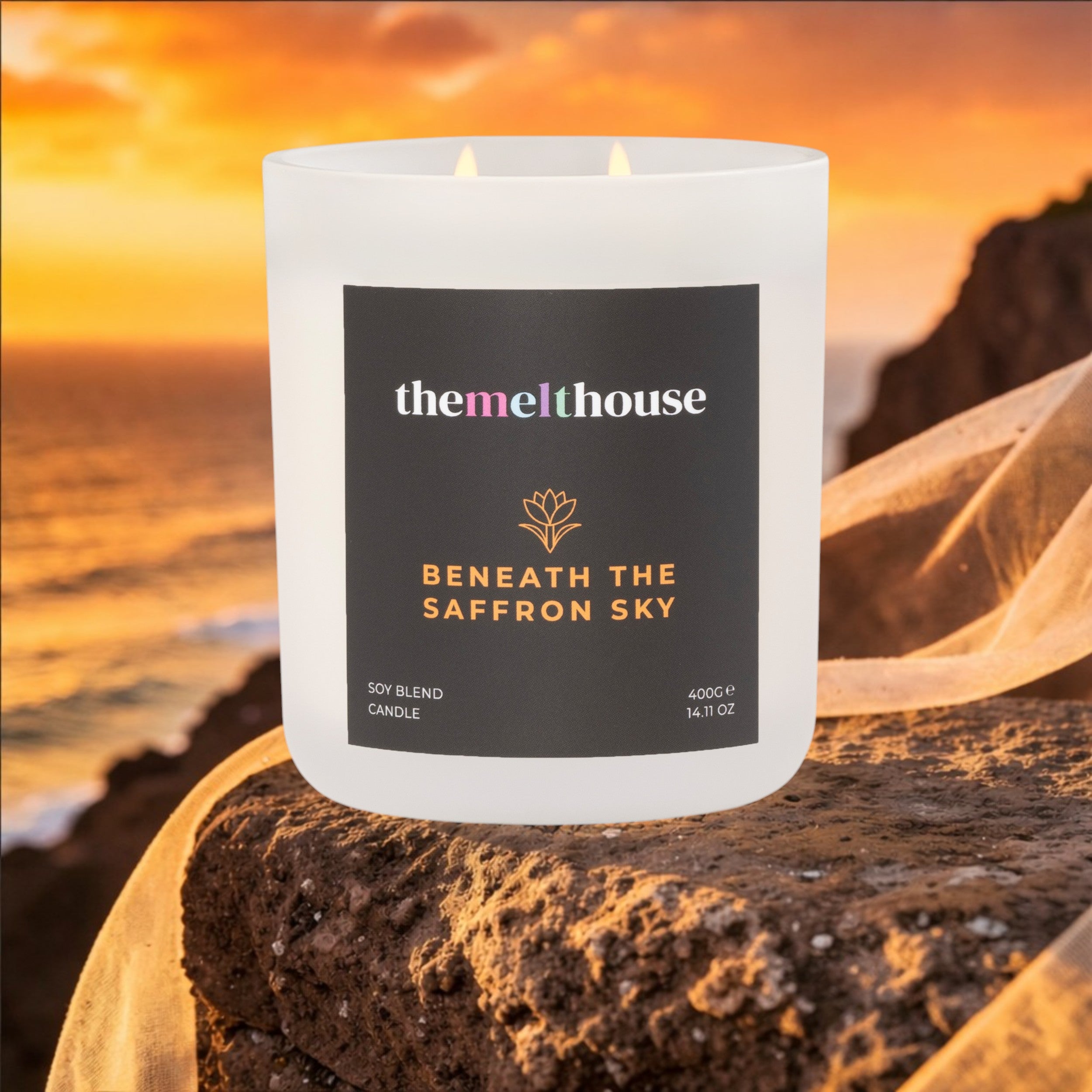 Beneath the Saffron Sky Candle