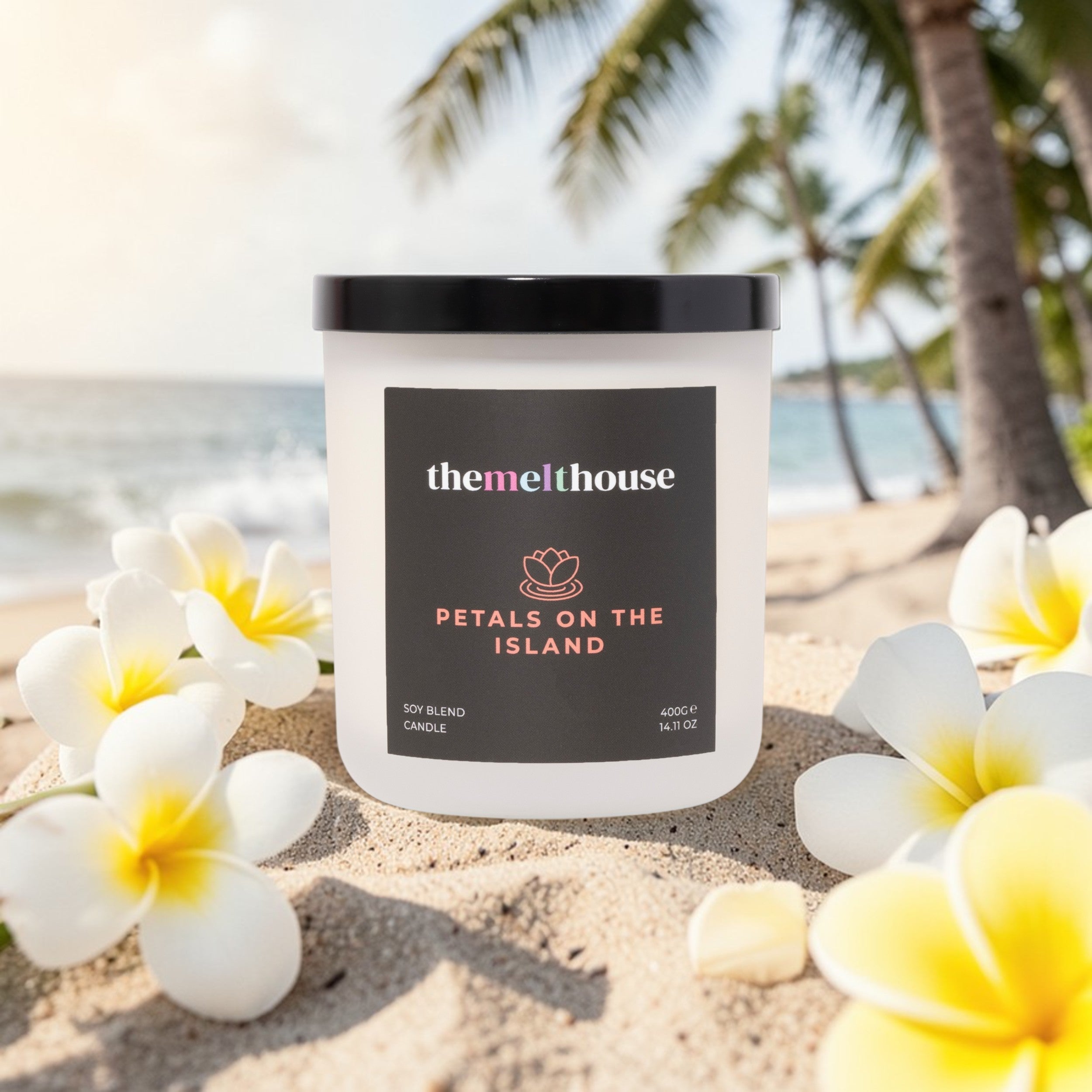 Petals on the Island Candle