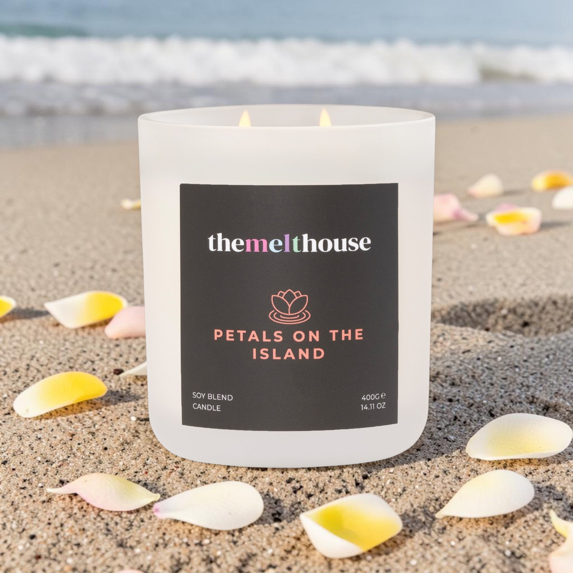 Petals on the Island Candle