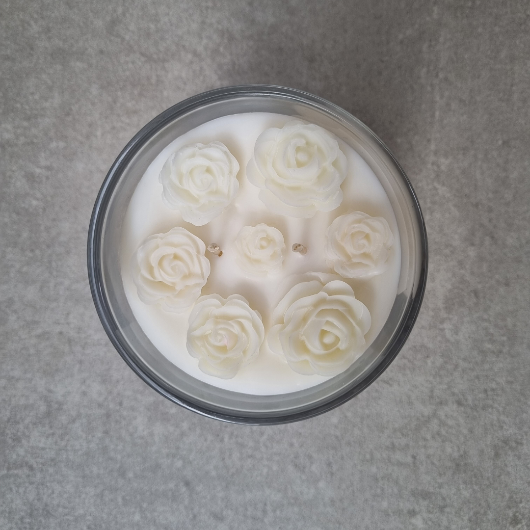 White Bouquet Candle